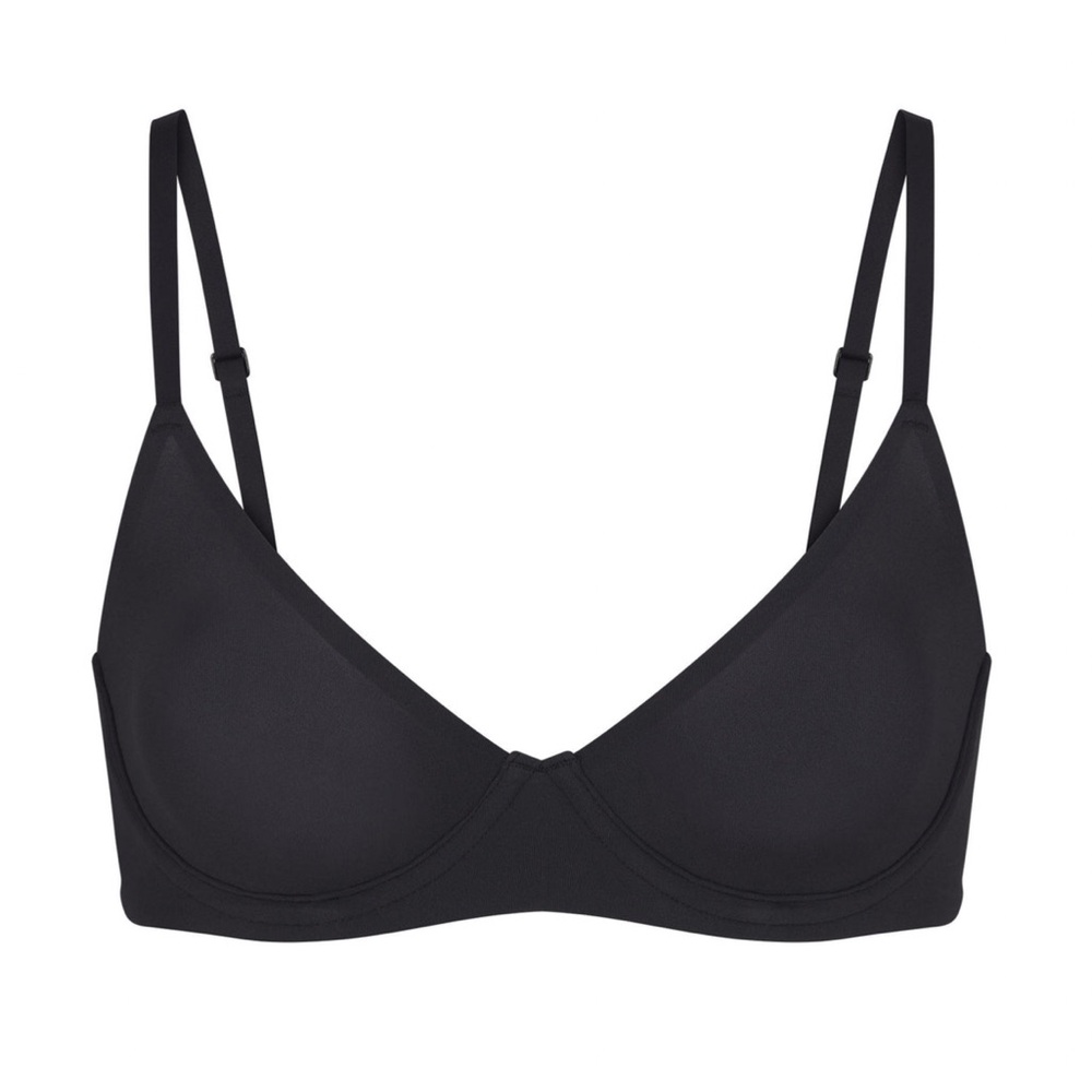 NWT Skims Fits Everybody Unlined Demi Bra Onyx 30B